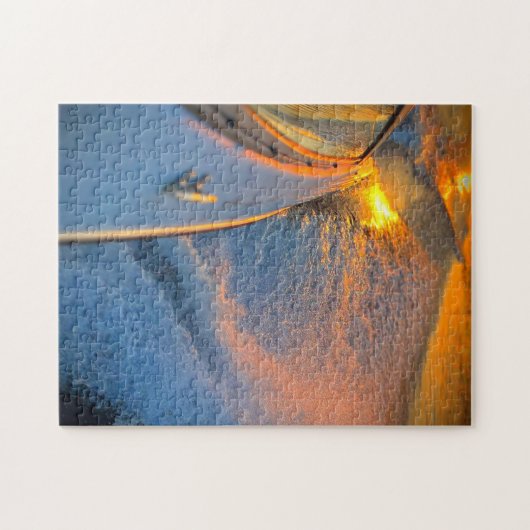 サンセットボートウェークパズル ジグソーパズル (横)