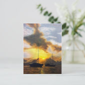サンセットボート – 移動しても大丈夫のまわりに シーズンポストカード (スタンド正面)