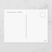 サンセットボート – 移動しても大丈夫のまわりに シーズンポストカード (裏面)