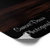 サンセットポスターの橋 ポスター (角)