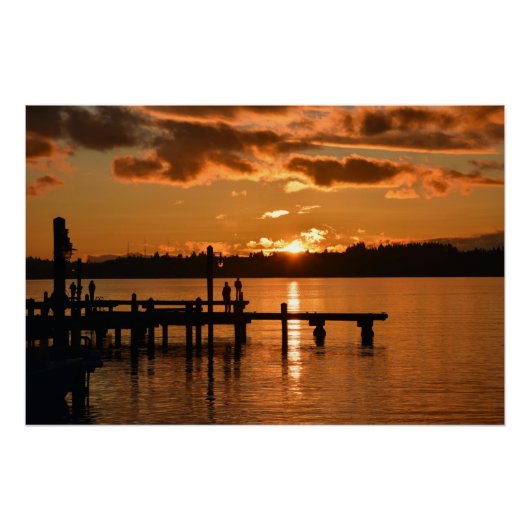 サンセットポスターを立ち見る ポスター (正面)