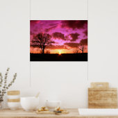 サンセットポスター ポスター (キッチン)