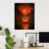 サンセットポスター ポスター (ホームオフィス)