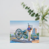 サンセットポストカードのバグパイプ ポストカード (スタンド正面)