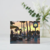 サンセットポストカードタイムズスクエアフォートマイヤーズビーチ ポストカード (スタンド正面)