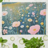 サンセットポピー キッチンタオル (折り畳み)