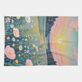 サンセットポピー キッチンタオル (横)