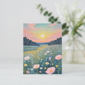 サンセットポピー シーズンポストカード (スタンド正面)