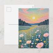 サンセットポピー シーズンポストカード (正面/裏面)