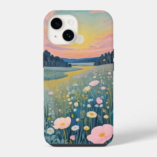 サンセットポピー iPhoneケース (裏面)