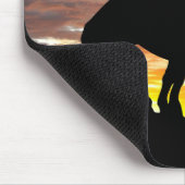 サンセットマウスパッドを使用したトレイルシルエットの終点 マウスパッド (コーナー)