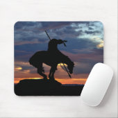 サンセットマウスパッドを使用したトレイルシルエットの終点 マウスパッド (マウス)