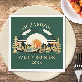 サンセットマウンテンズキャンピンググリーンファミリー懇親会 スタンダードカクテルナプキン