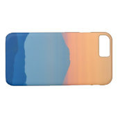 サンセットマウンテンズ抽象芸術景観 Case-Mate iPhoneケース (裏面(横))