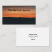 サンセットマウンテンビュー付き名刺 名刺 (正面/裏面)