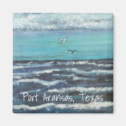 サンセットマグネットでのカモメ マグネット (正面)