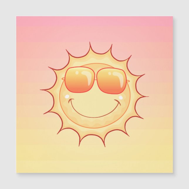 サンセットマグネットカード (正面)