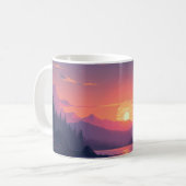サンセットマグ コーヒーマグカップ (正面左)