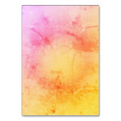 サンセットマーブル テクスチャー テーブル カード (裏面)