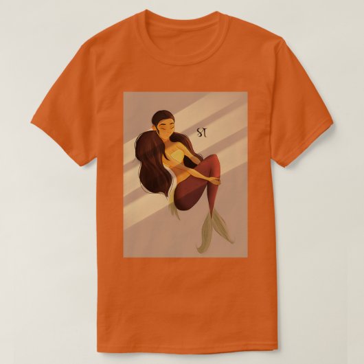 サンセットマーメイド3 Tシャツ (デザイン正面)