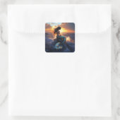 サンセットマーメイド スクエアシール (バッグ)