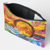 サンセットメイクアップバッグ アクセサリーポーチ (見開き)