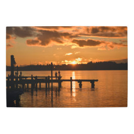 サンセットメタルアートをスタンドで見る メタルプリント