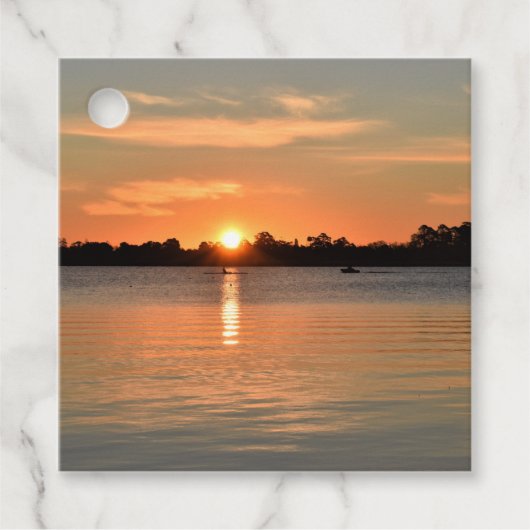 サンセットメッセージカード フェイバータグ (正面)