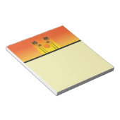 サンセットメモ帳 ノートパッド (アングル)