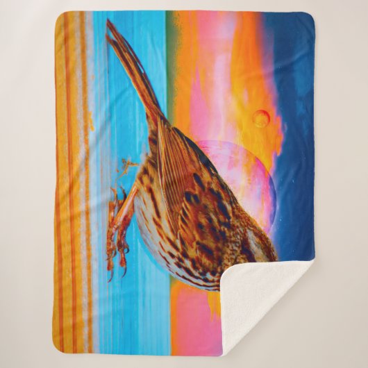 サンセットメロディ シェルパブランケット (正面)