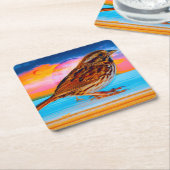 サンセットメロディ スクエアペーパーコースター (アングル)