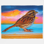 サンセットメロディ フリースブランケット (正面(横))