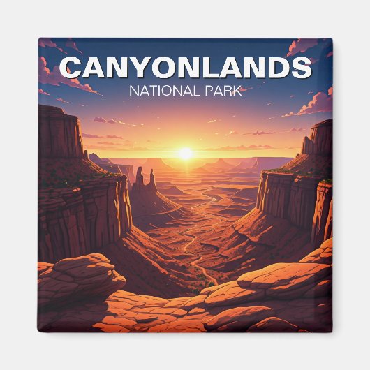 サンセットモアブユタカニヨンランズ国立公園 マグネット (正面)