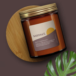 サンセットモダン製品ラベル スクエアシール