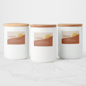 サンセットモダン製品ラベル フードラベル (ボトル)