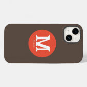 サンセットモミニマルノグラムケース – メイトiPhoneケース Case-Mate iPhoneケース (裏面 (横))