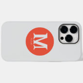 サンセットモミニマルノグラムケース – メイトiPhoneケース Case-Mate iPhoneケース (裏面 (横))