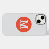 サンセットモミニマルノグラムケース – メイトiPhoneケース Case-Mate iPhoneケース (裏面 (横))