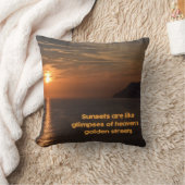 サンセットライクオブサンズゴールデン通り クッション (ブランケット)