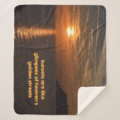 サンセットライクオブサンズゴールデン通り シェルパブランケット (正面)