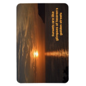 サンセットライクオブサンズゴールデン通り マグネット (縦)