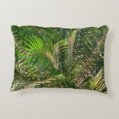 サンセットライトパームフロントトロピカル アクセントクッション (裏面)