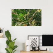 サンセットライトパームフロントトロピカル ポスター (ホームオフィス)