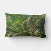 サンセットライトパームフロントトロピカル ランバークッション (裏面)