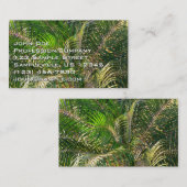 サンセットライトパームフロントトロピカル 名刺 (正面/裏面)