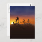 サンセットライドはがき ポストカード (正面/裏面)