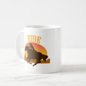 サンセットライド コーヒーマグカップ (正面左)