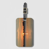 サンセットラゲッジタグにキャッチ ラゲッジタグ (正面縦)