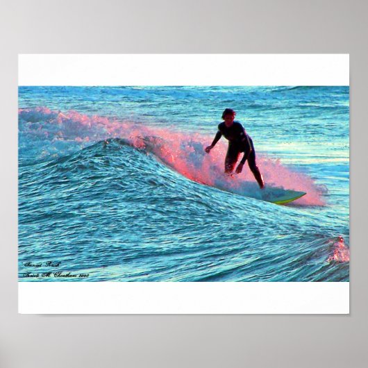 「サンセットラッシュ」プリント ポスター (正面)