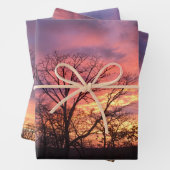 サンセットラッピング紙フラットシートセット3 ラッピングペーパーシート (インサイチュ)